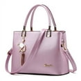 thumbnail image 4 of Purses And Handbags For Women Solid Color Large Capacity Crossbody Bag Fashion Tote Top Handle Shoulder Bags, 4 of 5