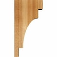 thumbnail image 3 of 4"W x 8"D x 16"H Mediterranean Rough Sawn Corbel, Western Red Cedar, 3 of 9