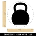 thumbnail image 2 of Kettlebell Weight Solid Self-Inking Rubber Stamp Ink Stamper - Red Ink - Mini 1/2 Inch, 2 of 7