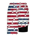 thumbnail image 6 of Jinhomg Mens Beach Shorts American Flag Graphic Patriotic Shorts Big And Tall Comfy Elastic Drawstring Waist Swim Trunks Lightweight Summer Vacation Board Shorts Hot Pink XL, 6 of 7