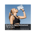 thumbnail image 2 of 2pzs Botella De Agua Plana A5 Cilindro Deportivo Viaje 750ml Xtellar transparente, 2 of 4