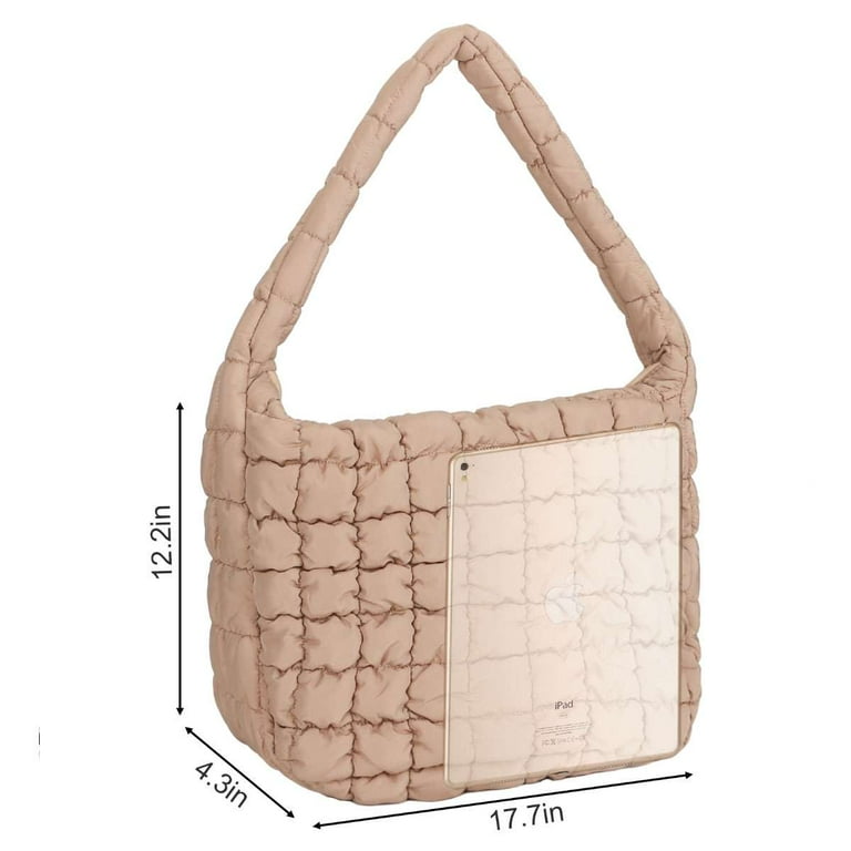 Spencer Women Puffer Shoulder Bag Quilted Tote Bag