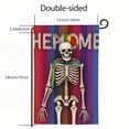 thumbnail image 3 of Rainbow Garden Flag Everyone is Welcome Here Double Sided Rainbow Skeleton Transgender Pansexual Stuff Pride Flag Home Yard Outdoor Lawn Decoration, 3 of 6