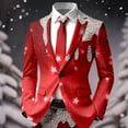 thumbnail image 5 of Mens Christmas Suit 2 Piece Funny One Button Formal Xmas Jacket Blazer And Pant Outfit Slim Fit Winter Festive Party Christmas Suit, 5 of 6