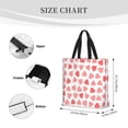 thumbnail image 4 of Kll Pink Hearts1 Pattern Aesthetic Tote Bag For Women Beach Bag Shopping Bags Shoulder Bag Reusable Grocery Bags, 4 of 8