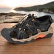 thumbnail image 3 of Sandalias de senderismo para hombre Sandalias de playa con punta cerrada Sandalias para caminar de cuero Ligeras, 3 of 9