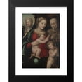 thumbnail image 2 of Bartolomeo Neroni 14x18 Black Modern Framed Museum Art Print Titled - Virgin and Child with Saints John, Catherine and Bernardino Of&nbsp;Siena (ca.&nbsp;1565), 2 of 5