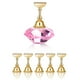 thumbnail image 2 of Soporte magnético para exhibición de uñas, soporte para práctica de puntas de uñas, Base de cristal (rosa), 2 of 2
