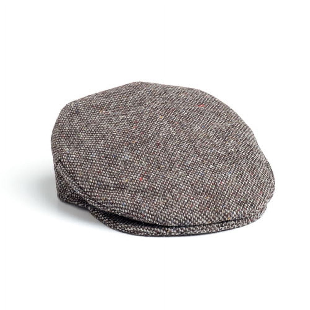 Hanna Hats of Donegal Vintage Flat Cap 100% Wool Tweed Men's Irish Hat Handcrafted in Ireland