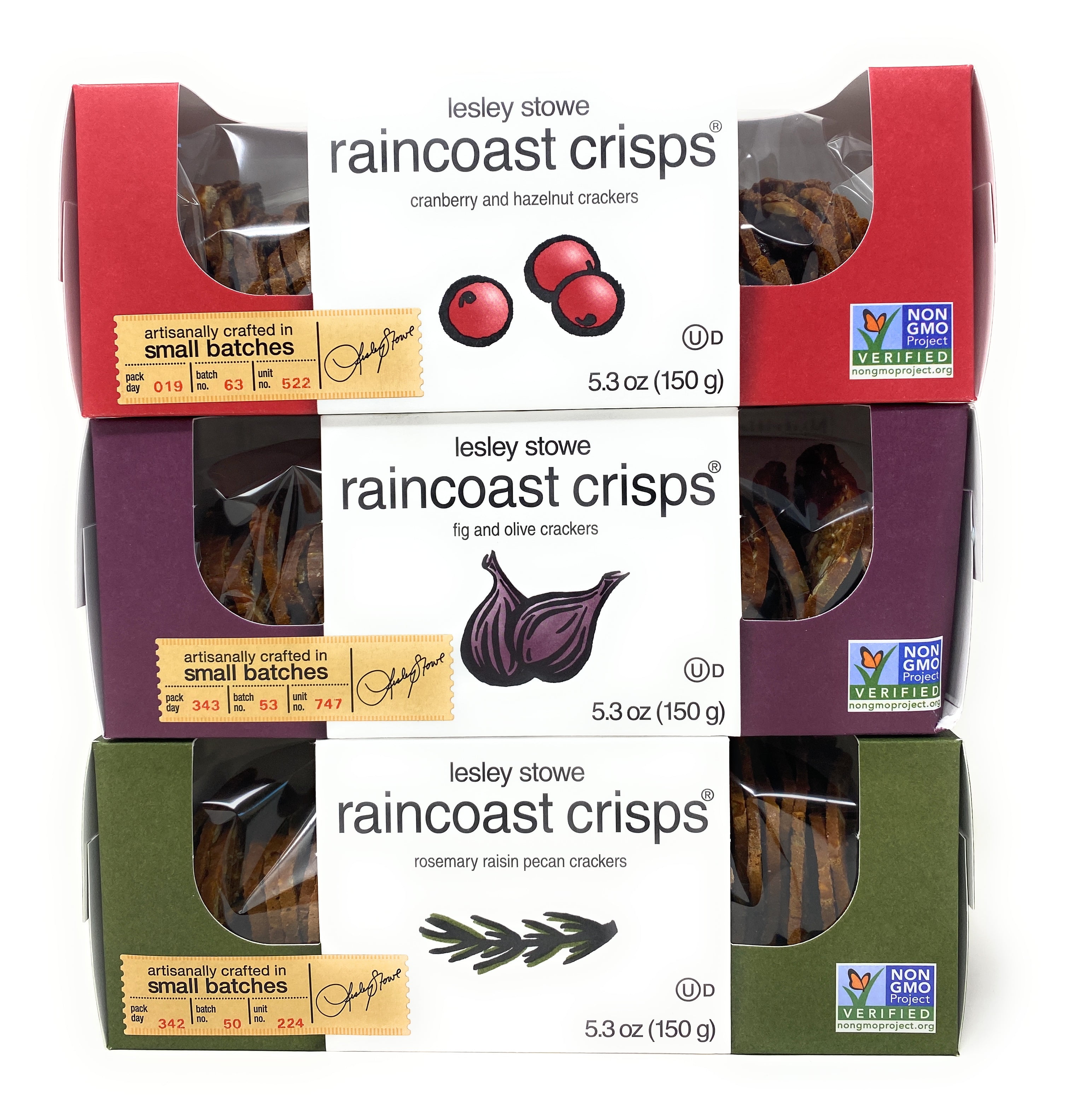 Raincoast Crisps Crackers Crisp Snack Cracker Variety Bundle by Lesley