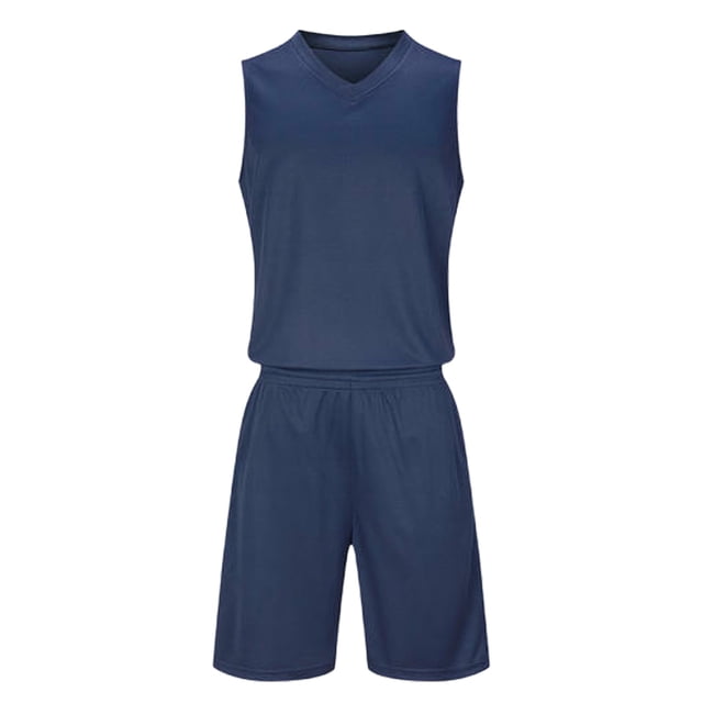 RXMEKW Football Uniform Set For Kids With Short Sleeve Jersey And Shorts For Sports Training And Matches In Solid Color