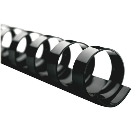 Swingline GBC, SWI4090046, CombBind 19-ring Binding Spines, 25 / Box, Black