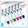 thumbnail image 6 of Keychain Multi-Pen (4-Color Ballpoint, Clip Attachment), Keychain Attachment Secures Pens During Travel, Pack Of 1Pc 4 In 1 Multi Colored Ink Ballpoint Pens With Keychain(#C), By Meiiso, 6 of 9