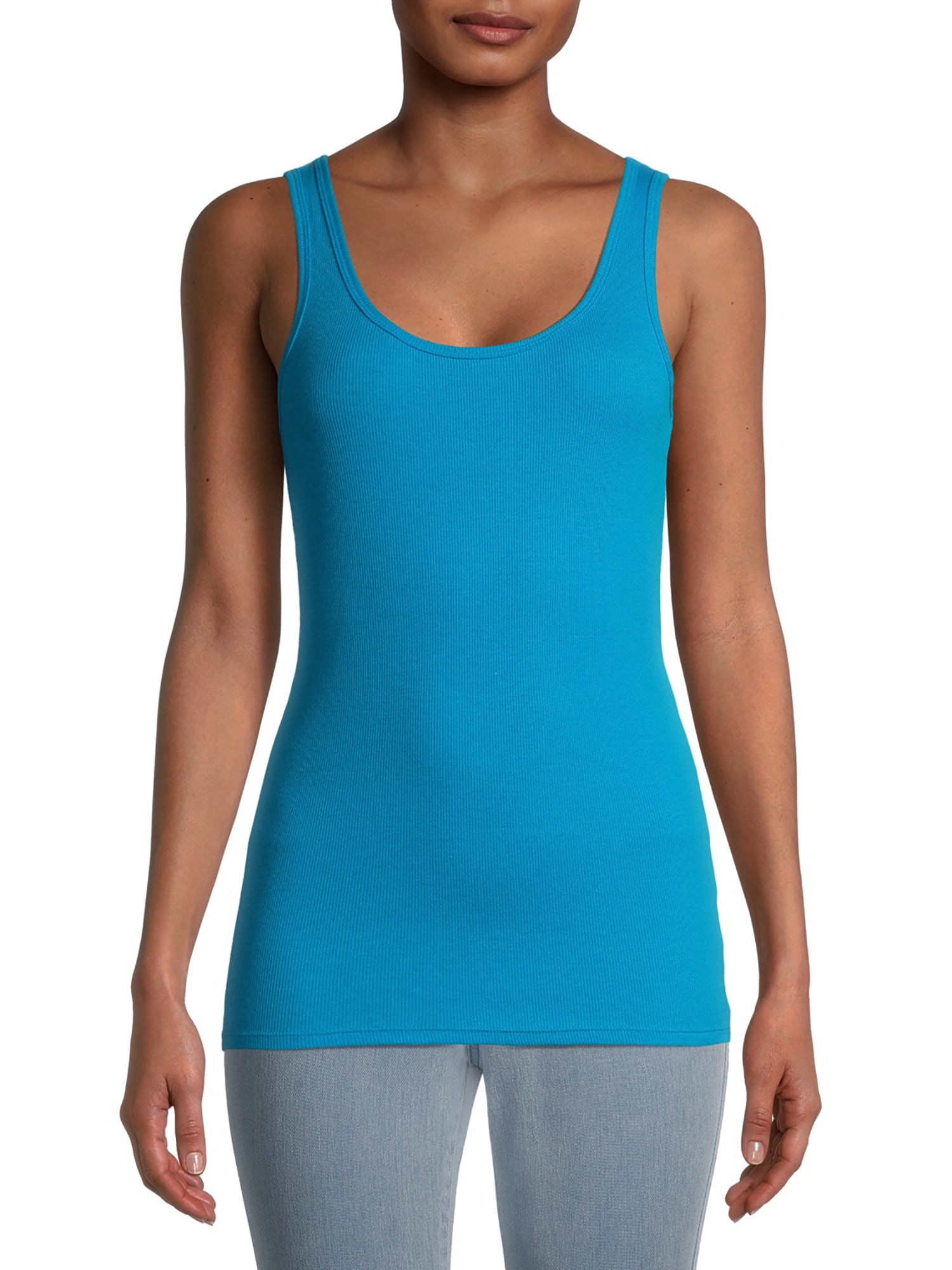 Time and Tru Women's Rib Tank Top