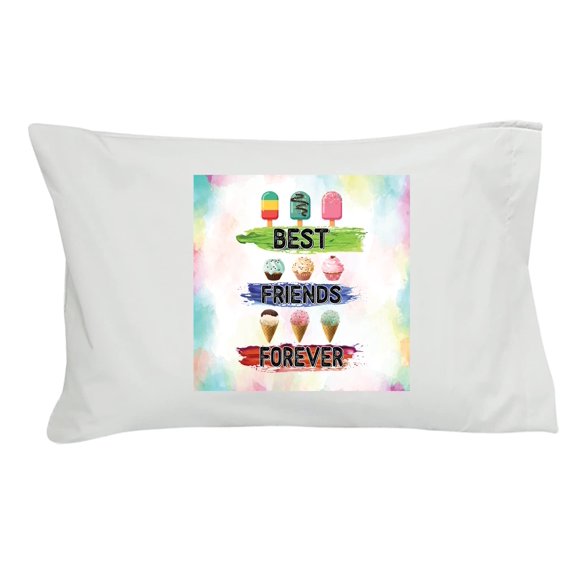 Gilbin Autograph Pillowcase Great Gift for Summer Camp Have All Her Bunkmates and Counselors Sign It(Best Friends Forever)