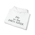 thumbnail image 4 of Darts Player Wife Girlfriend Husband Hoodie, Gifts, Hooded Sweatshirt, 4 of 4