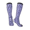 thumbnail image 4 of Daiia Sports Socks Daisies Flowers Printed Novelty Crew Socks for Men Women Knee High Socks Cotton Socks Soft & Breathable Support Unisex Socks, 4 of 9