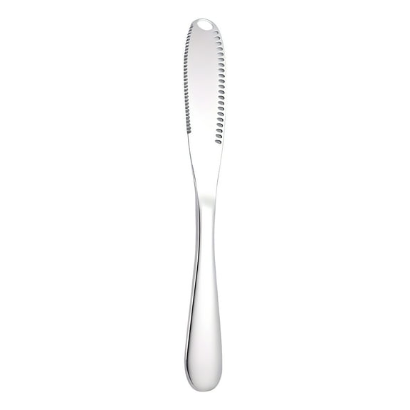 FACEGA Butter Knife 430 Stainless Steel Butter Spreader Hole Design Bread and Jam Butter Knives