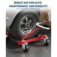 thumbnail image 7 of Accreate Car Wheel Dolly Set of 4, Trailer Dolly for Precise Vehicle Positioning, 6000 LBS Capacity Car Skates with Tire Jack, Car Dolly Jack for Auto Repair & Moving, 7 of 7