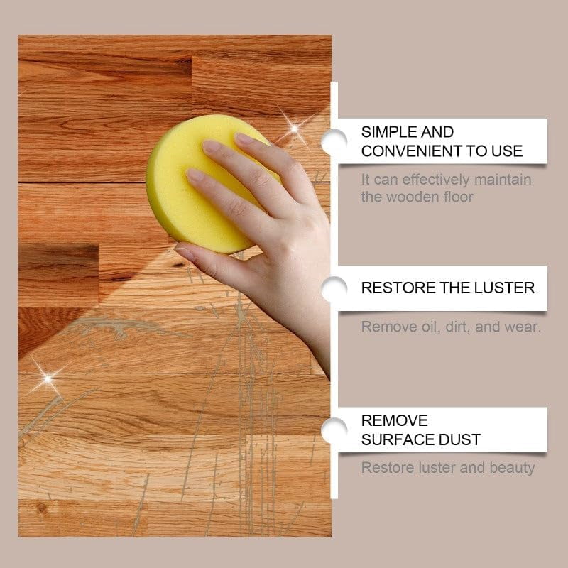 Beeswax Wood Floor Restorer Spray, Fills Scratches, Shines & Protects
