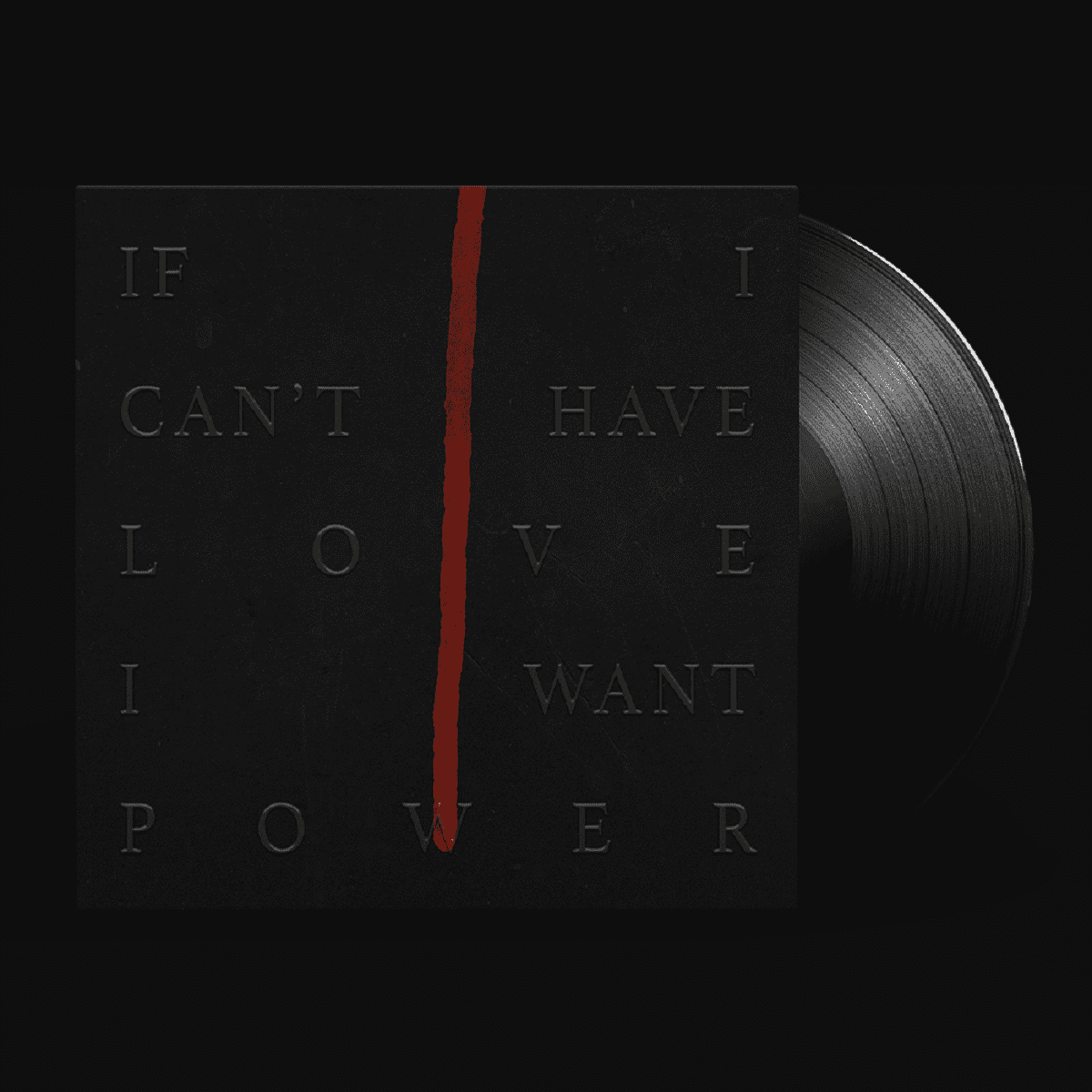 If I Can't Have Love Uncensored cover w/Transparent I Want Power 