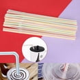 thumbnail image 2 of 8-Inch Flexible Plastic Straws, 500 Count, Multicolor Striped for Beverages & Events, 2 of 5