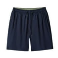 thumbnail image 4 of Lolmot Athletic Shorts for Men Solid Elastic Waist Fitness Quick-Drying Pants Swim Trunks Beach Shorts with Pockets, 4 of 4