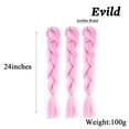 thumbnail image 2 of Crochet Jumbo Braiding Synthetic Box Twist Braids Hair Extensions Kanekalon Twist Braiding Hair for Women and Girls(Pack of 3) (A16), 2 of 4