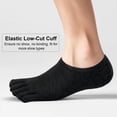 thumbnail image 2 of Mens Toe Socks No Show Athletic Running Five Finger Socks Invisible Low Cut, 2 of 7