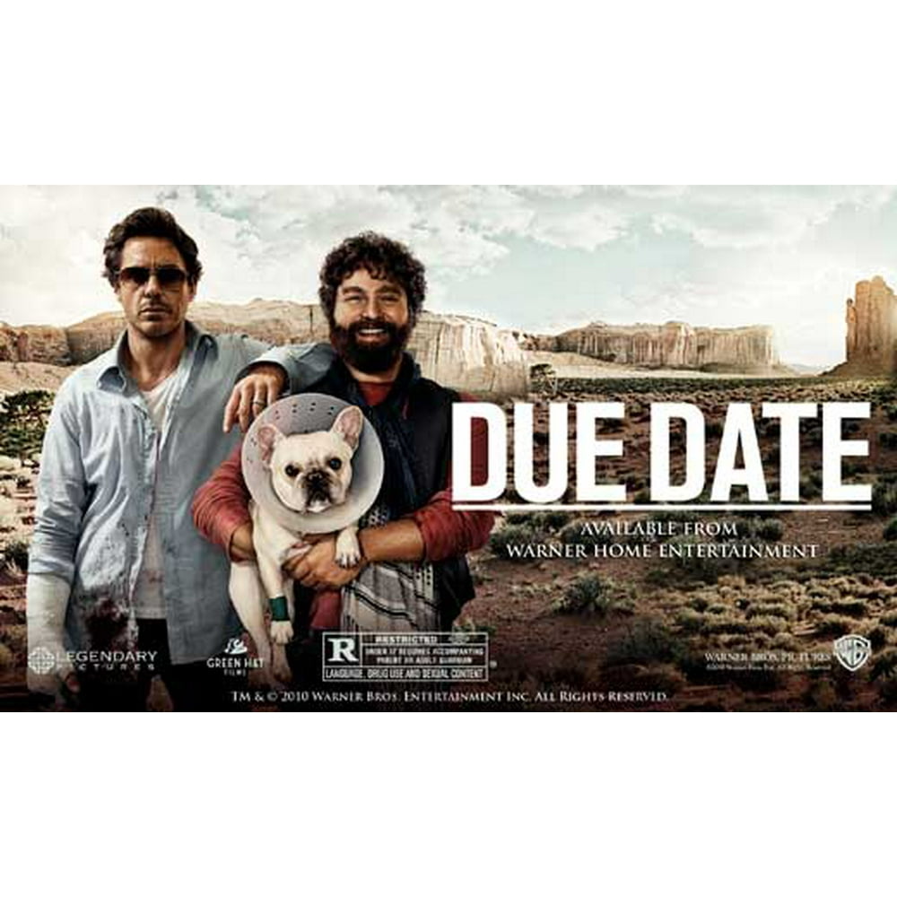 Due Date movie POSTER (Style A) (20 quot x 40 quot ) (2010) Walmart com Due Date movie POSTER (Style A) (20 quot x 40 quot ) (2010) Walmart com