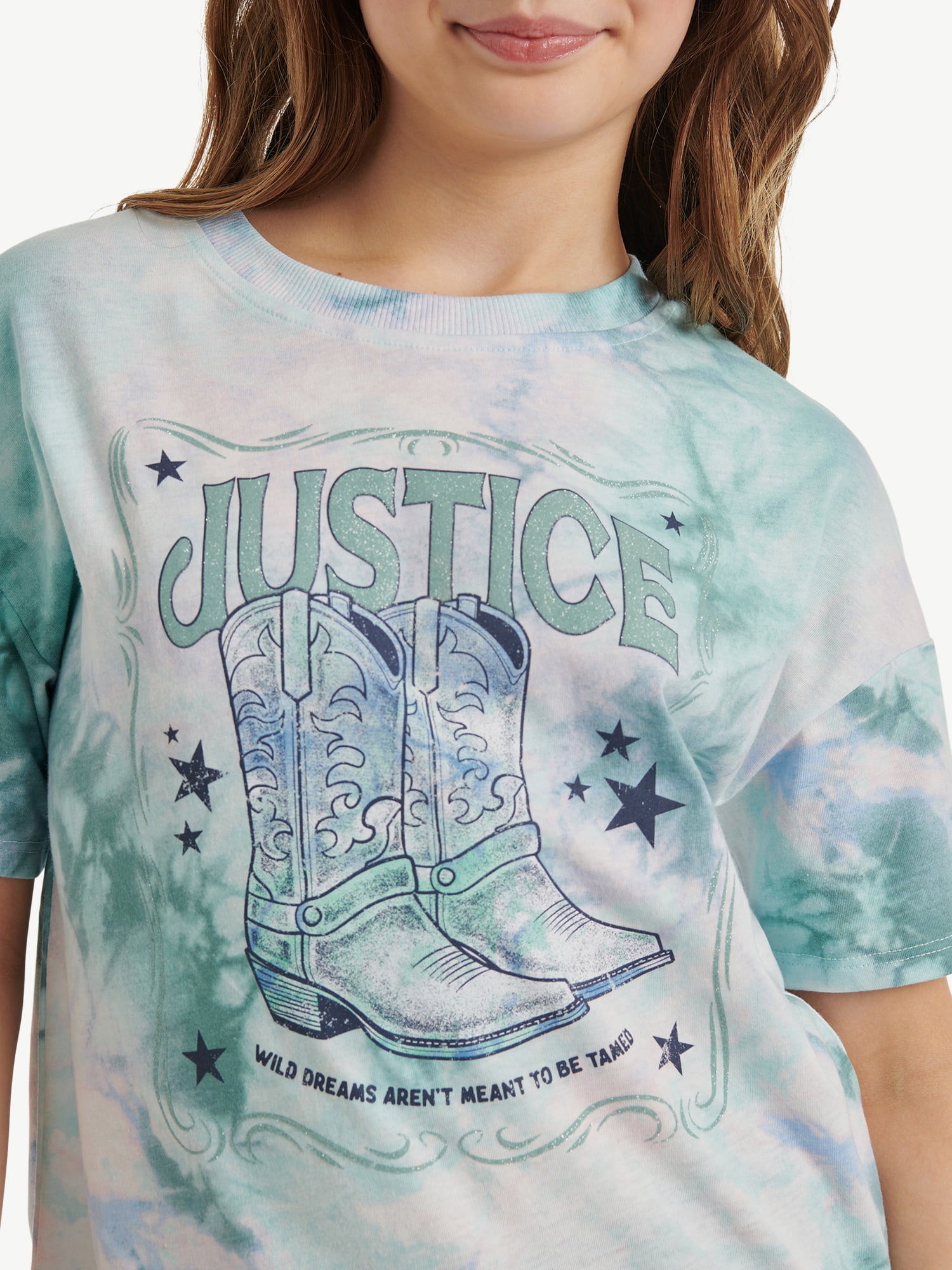 Justice Girls EDF Tee, Sizes XS - XLP