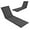 Dark Gray, variant on SSyao Outdoor Chaise Lounge Cushion, Patio Furniture Pad with Hook & Loop Fastener Fixing Straps, Folding Cushion for Reclining Lounger for Outside, 72 x 23 Inches, Dark Gray