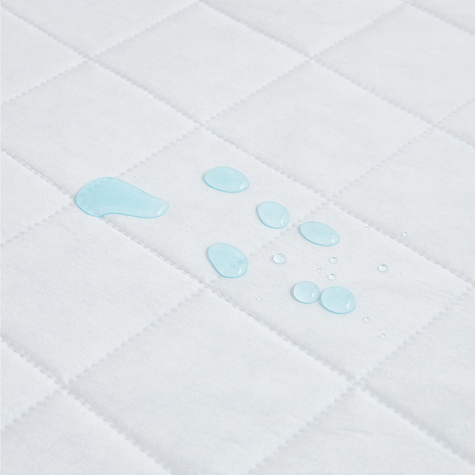 Qocolhg Twin Size Mattress Protector with Straps, Bed Pads for Incontinence Washable, Reusable Waterproof Bed Pads for Elderly, Kids, Women or Pets, Noiseless Bed Protector, 70.8x78.7 inch Gray