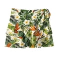 thumbnail image 4 of Gamivast Sarong Cover up for Women Tropical Print Wrap Skirt Swimsuit Cover up Skirt Flowy Beachwear Vacation Resort Wear Cruise Poolside Beach to Boardwalk, 4 of 6
