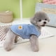 thumbnail image 4 of Suéteres de perro son adecuados para perros pequeños y cachorros. Suéteres de invierno vienen con un cordón suave y cálida chaqueta de lana chaleco ropa para mascotas para el clima frío Adecuado para, 4 of 5