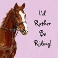 thumbnail image 3 of CafePress - Id Rather Be Riding! Horse - Women's Nightshirt, 3 of 4