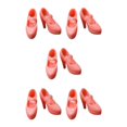 thumbnail image 1 of Dalazy Chaussures de Poupée Talons Hauts Élégants Accessoires pour Poupée 1/6 Fille Rose 5Set, 1 of 6