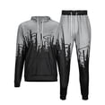 thumbnail image 3 of Bellella Men's Tracksuits Sweat Suit Casual Long Sleeve Hooded + Sweatpants 2 Piece Outfits Sports Jogging Suits Set, 3 of 6