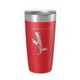 thumbnail image 1 of Otis Reservoir Tumbler Lake Map Travel Mug Insulated Laser Engraved Coffee Cup Massachusetts 20 oz Red, 1 of 1