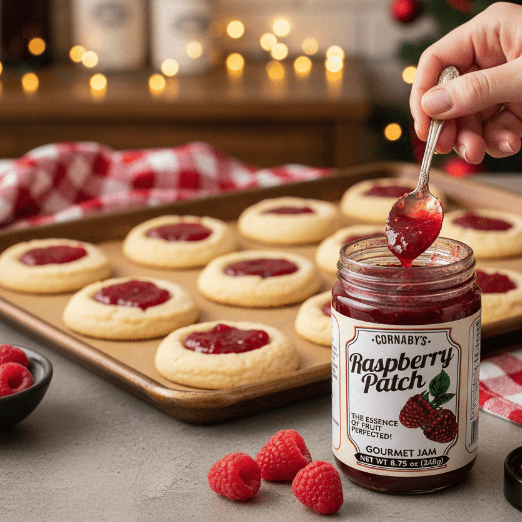 Cornaby’s - Raspberry Patch Gourmet Jam (3 Pack) | Gluten Free, Non-GMO | (8.75 oz/each)