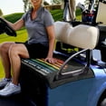 thumbnail image 3 of Renewold Golf Cart Seat Cover Portable Golf Cart Seat Blanket Easy to Install Suitable for 2/4 Person Seats Golf Cart Club Car, Love Golf Colorful, 3 of 5