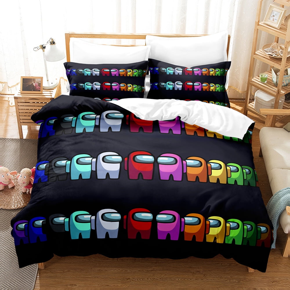 Printed Duvet Quilt Cover Set And Matching Pillow Case 