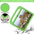 thumbnail image 2 of Dteck Case for Lenovo Tab M10 TB-X605F/X505 10.1 inch, Lenovo Tab P10 10.1" (TB-X705F /TB-X705L),Shockproof EVA Foam Kids Friendly Handle Lightweight Protective Shell Back Cover With Kickstand,Green, 2 of 6