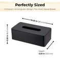 thumbnail image 2 of Minimalist Black Tissue Box Cover, 2 of 9