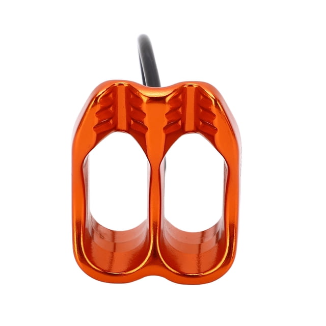 Dispositivo de aseguramiento y rápel, descensor de rápel ATC de aleación de aluminio y magnesio para escalada al aire libre, color naranja