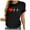 Black, variant on Fesfesfes Shirt Women Fashion Women Casua Printing Pullover Short Sleeve T-Shirt Tops Blouse V Neck Tops for Women 8(L)