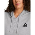 thumbnail image 4 of Reebok Women's and Women's Plus Day to Day Zip Up Hoodie, Sizes XS-4X, 4 of 5
