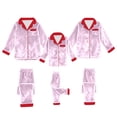 thumbnail image 5 of Fgnfyis Family Christmas Pajamas Long Sleeve Button Down Cozy Soft 2 Piece Set Sleepwear Loungewear, 5 of 6