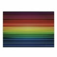 thumbnail image 1 of Abstract Cutting Board, Digital Rainbow Stripes with Gradient Neon Effects Featured Horizontal Bands Print, Decorative Tempered Glass Cutting and Serving Board, Small Size, Multicolor, by Ambesonne, 1 of 1