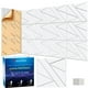 thumbnail image 1 of Paneles de pared insonorizados BSHEAD, paquete de 12 unidades, 30 x 30 x 1,2 cm, blanco estudio, 1 of 6